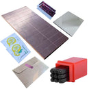 HOOE ENGLAND Cryptocurrency Seed Key Phrase Backup - Plate + Number Stamping Kit