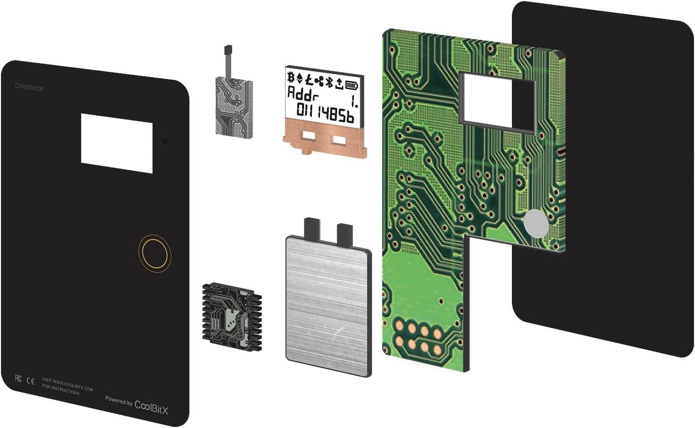 CoolWallet S Single Hardware Wallet