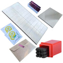 HOOE ENGLAND Cryptocurrency Seed Key Phrase Backup - Plate + Number Stamping Kit
