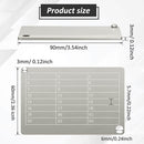 WEEWOODAY Cryptocurrency Seed Key Phrase Backup - 2 Plates