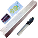 HOOE ENGLAND Cryptocurrency Seed Key Phrase Backup - Stainless Steel Pipe Bar + Electric Etching Pen