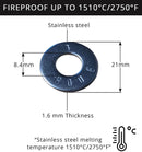 HOOE ENGLAND Cryptocurrency Seed Key Phrase Backup - Metal Rod with Washers + Alphanumerical Stamping