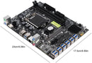 Bitcoin Merch® - B250 LGA 1151 ATX, 12 x USB to PCIE Crypto Mining Motherboard