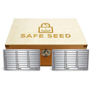 SAFE SEED Cryptocurrency Seed Key Phrase Backup - 2 Molybdenum Plates