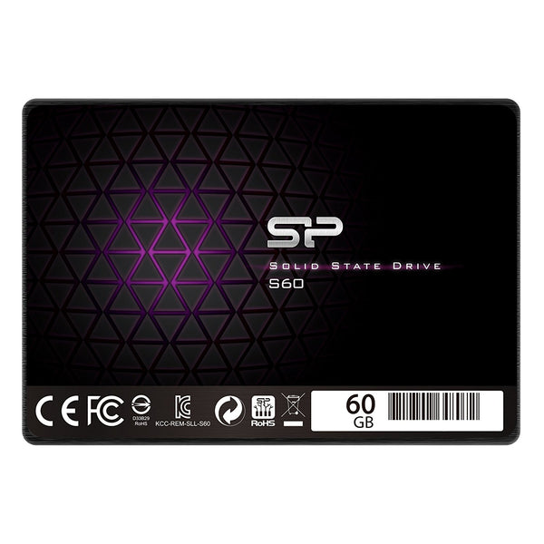 سيليكون باور 60 جيجا بايت SSD S60 MLC عالي التحمل SATA III 2.5 بوصة 7 ملم