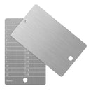 ArlinaL Stainless Steel Seed Key Phrase Backup - 2 Engraving Plates