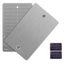 ArlinaL Aluminum Seed Key Phrase Backup - 2 Engraving Plate