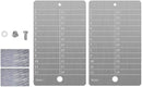 ArlinaL Stainless Steel Seed Key Phrase Backup - 2 Engraving Plates