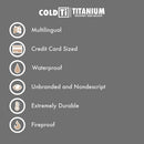 ColdTi - Titanium Bitcoin Cryptocurrency Seed Plates for Extremely Durable Cold Storage (2 Plates w/ 1 Punch Set & Anti-Tamper Seals) (Numerical Punch Set)