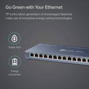 TP-Link 16-Port Gigabit Ethernet Network Switch -  Black