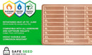 SAFE SEED Crypto Seed Key Phrase Backup - 2 Copper Plates + Stamping Kit