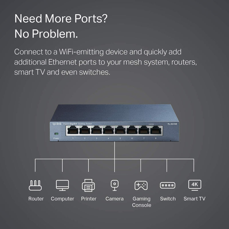 TP-Link 8-Port Gigabit Ethernet Network Switch