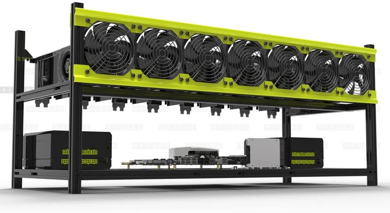 صندوق Veddha V3D 8-GPU مصنوع من الألومنيوم
