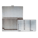 SAFE SEED Cryptocurrency Seed Key Phrase Backup - 1 x 0.999 PURE SILVER Plate