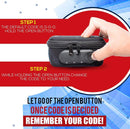 Ledger Nano S and Trezor Hardware Bag with Lock for Cryptocurrency Cold Storage - Best Hard Case for Crypto Wallet - Patented Design