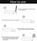 HOOE ENGLAND Cryptocurrency Seed Key Phrase Backup - Stainless Steel Padlock + Electric Etching Pen