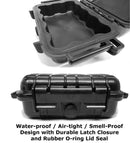 CASEMATIX Waterproof Case For KeepKey Bitcoin Wallet and Cryptocurrency BTC Bitcoin Wallet Hardware Charge Cable - Impact Resistant, Rugged and Waterproof With Foam Padding