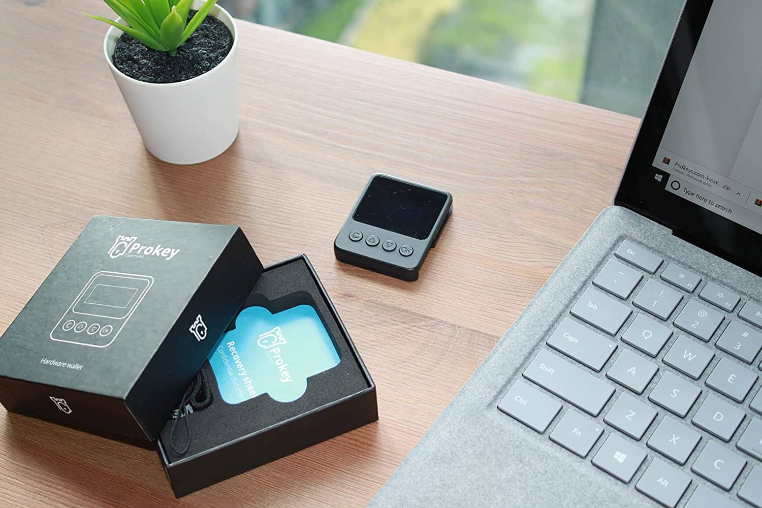 Prokey Optimum Cryptocurrency Cold Storage Hardware Wallet
