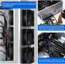 Ready-To-Mine™ 3-Fan 8 GPU Mining Frame Rig With Motherboard + CPU + RAM + SSD Included