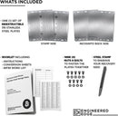 ENGINEERED EDGE Cryptocurrency Seed Key Phrase Backup