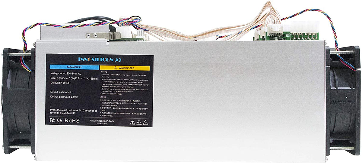 Innosilicon A9 ZMaster 50KSol ZCash ZEC ASIC Miner