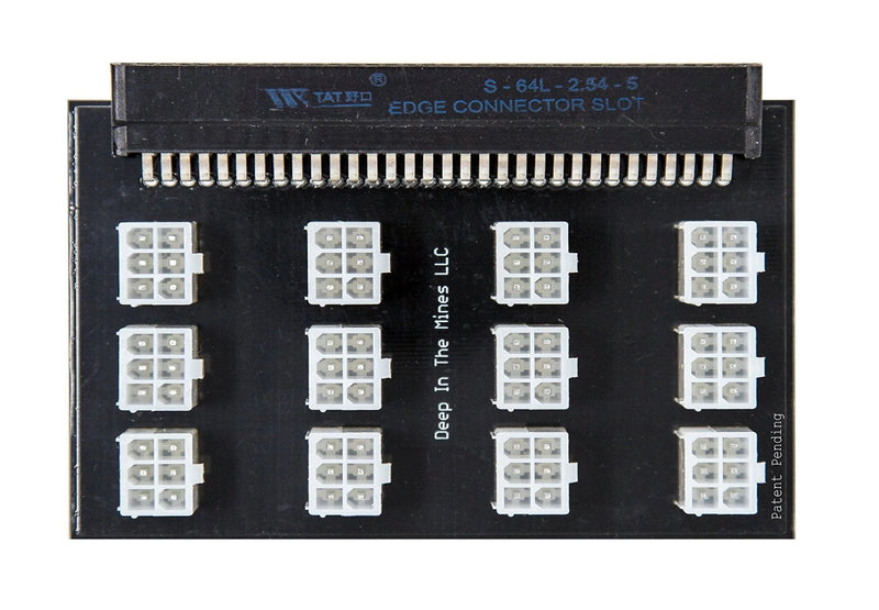 Breakout Board (12 X 6-PIN Connectors) for 1100W/1400W PSU