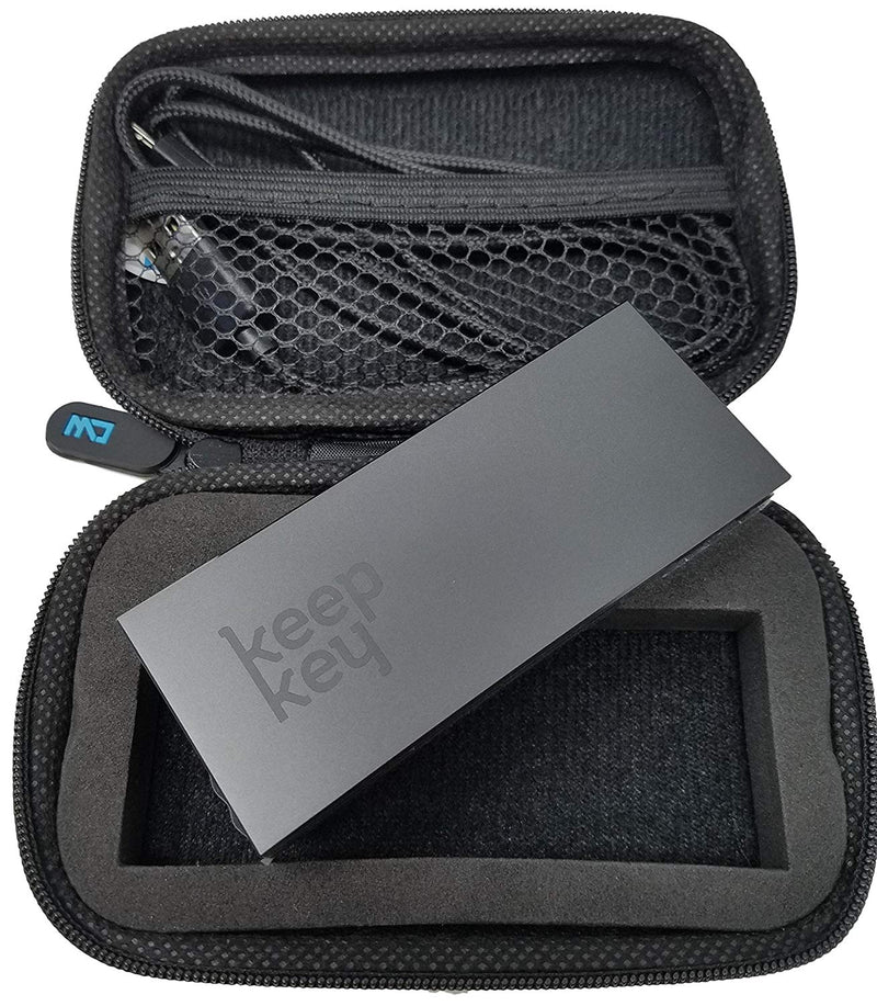 CW Carrying Case with Zipper for Keepkey Bitcoin Hardware Wallets, Safely Store Your Cryptocurrency Wallets and Secure From Damage (Keepkey Case)