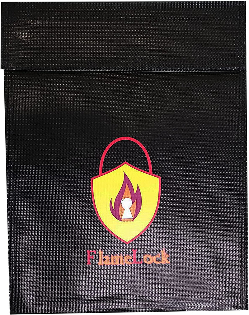 Fiberglass Fireproof Bag for Wallets, Seed Key Phrase Backup etc.
