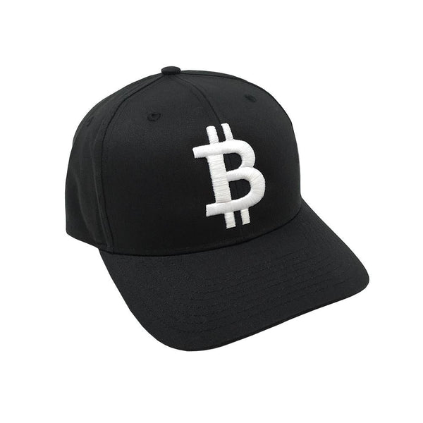 قبعة بيسبول بيتكوين هيكل أسود / أسود