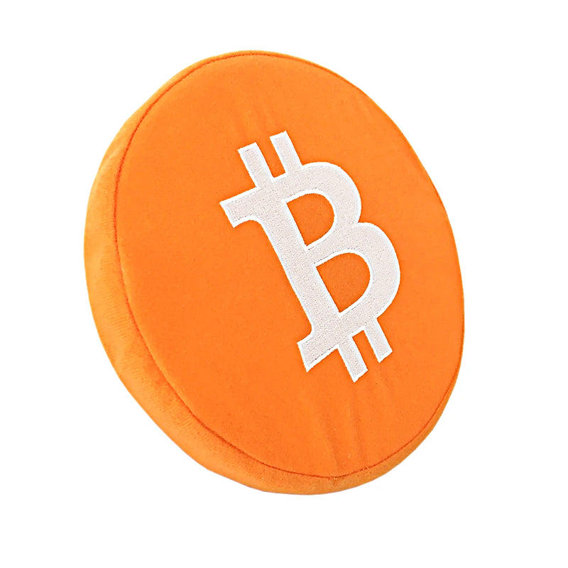 Bitcoin Squeaky Dog Toy