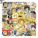Funny Cryptocurrency Stickers - 50pcs