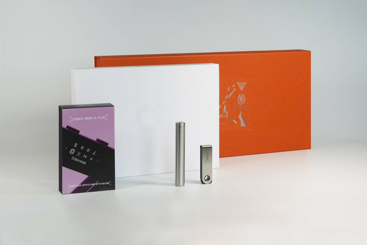 MotherLode Crypto Starter Kit Cryptosteel Capsule + Ledger Nano S Plus