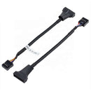 20pin Internal Male USB 3.0 Header to 9pin Female USB 2.0 Adapter 6" Inch