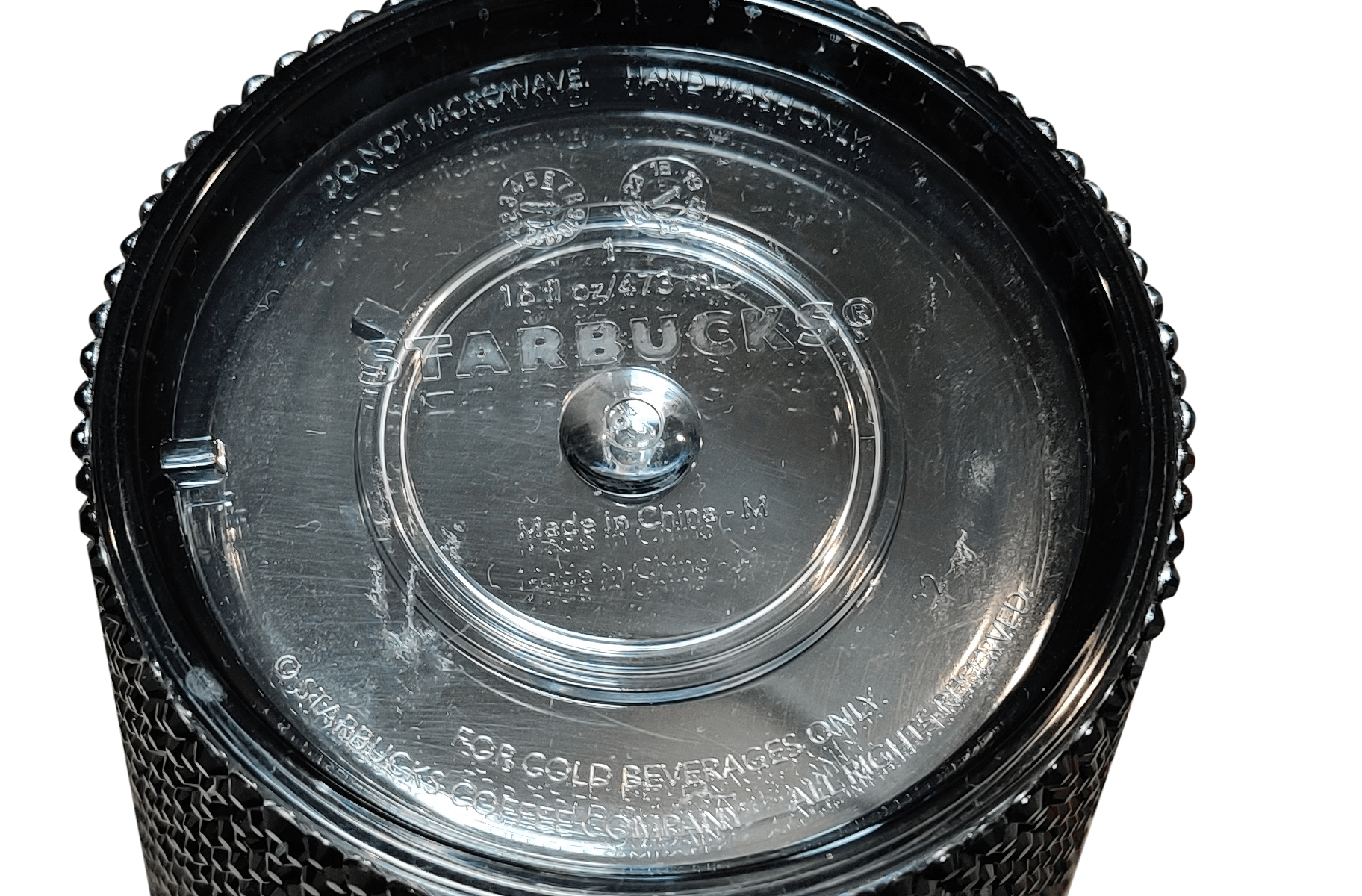 Black Swarovski Crystals Bitcoin Starbucks Cup 16oz with straw and bag