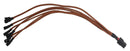 Fan Splitter Expansion Extension Cable 6 pin to 3 or 4-pin up to 6 Fans