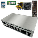 Ready-To-Mine™ 4-Fan 8 GPU Frame Rig With Motherboard + CPU + RAM + SSD + PSU Included