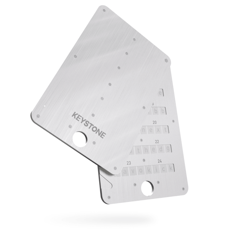 Cobo Tablet Plus (Keystone Tablet Plus) - 304-Grade Stainless Steel Seed Key Backup