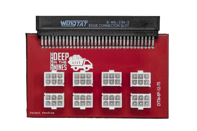 Breakout Board (8 X 6-PIN Connectors) for HP 1500W/1200W/750W PSU