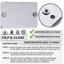 Swizor Crypto Seed Key Phrase Backup - Including Pen + Box