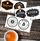 BTC Bitcoin Universe Original Sticker 3 Sheets Set