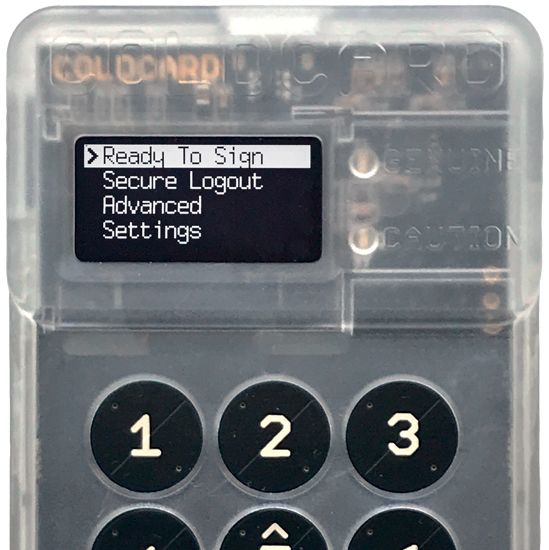 Coinkite Coldcard Bitcoin Hardware Wallet - Mk1
