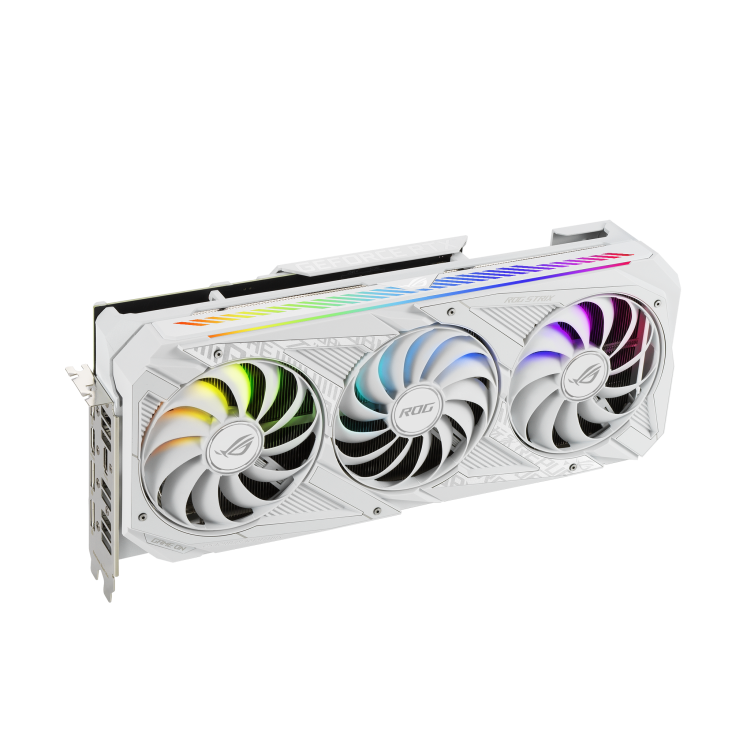 بطاقة رسومات Asus ROG Strix GeForce RTX 3070 White OC Edition 8GB