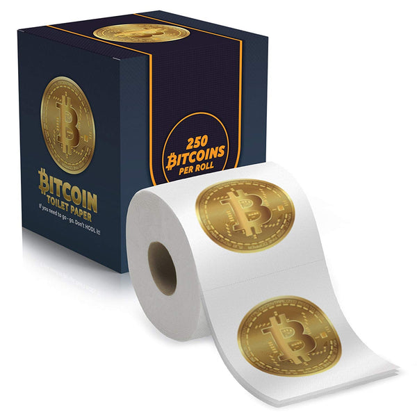 Bitcoin Toilet Paper - 250 sheets - 3 ply
