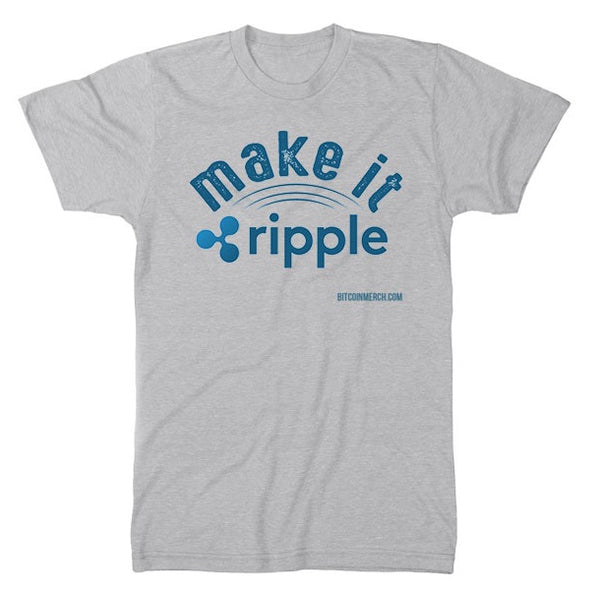 "Make It Ripple" Short Sleeve T-Shirt White