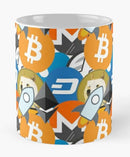 Cryptocurrency Collage Steem Mug for HOT Beverages