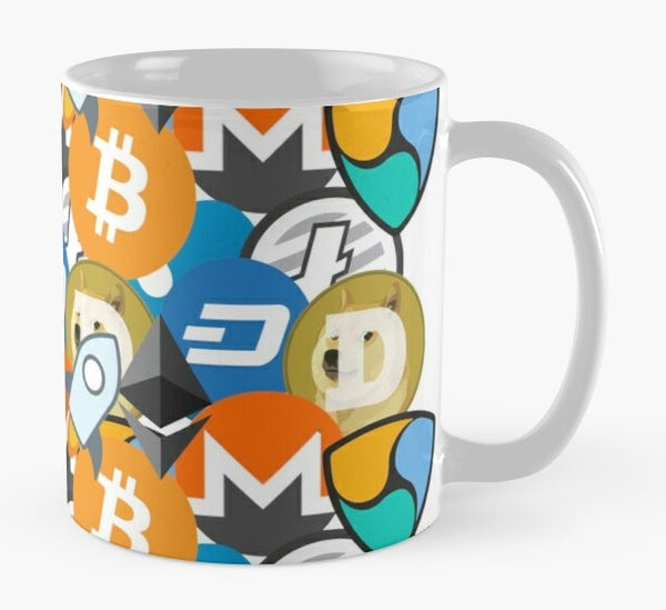 Cryptocurrency Collage Steem Mug for HOT Beverages