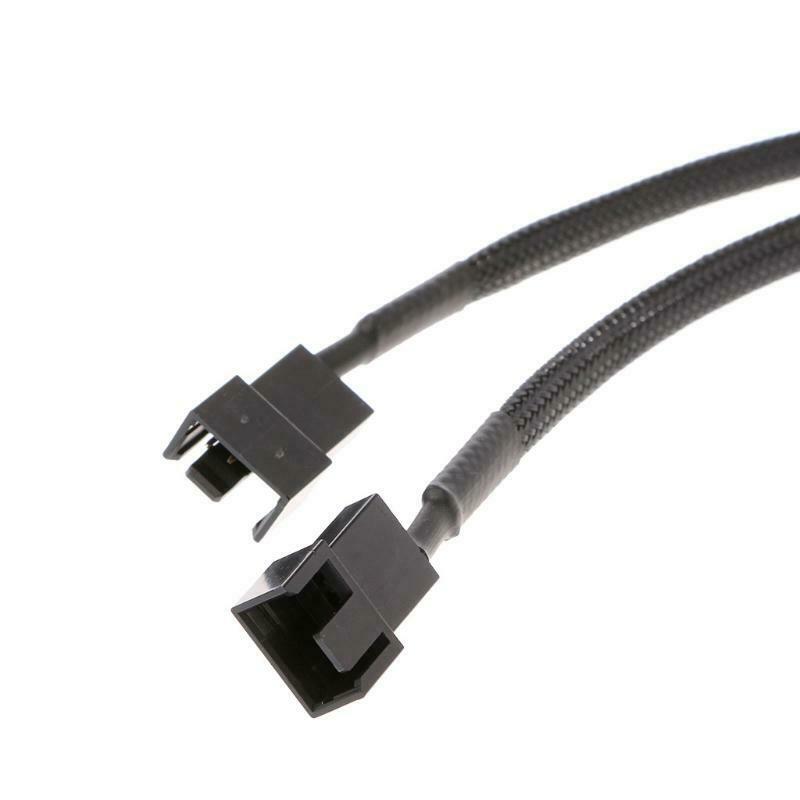 Molex to Dual 4pin Fan Connector Adapter Cable - 10" Inch