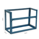 Open Air Mining Rig Frame Case Computer Crypto Coin Fit ETH BTC Ethereum 6 GPU Blue