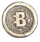 Collectible Silver Crypto Coins (BTC, ETH, LTC, DASH)