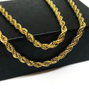 Bitcoin Necklace 24" - Gold Color